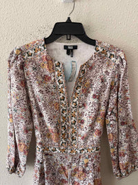 Paige White Multi Size 6X Romper