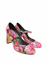 Dolce and Gabana Black and Pink Size 39 1/2 Shoes
