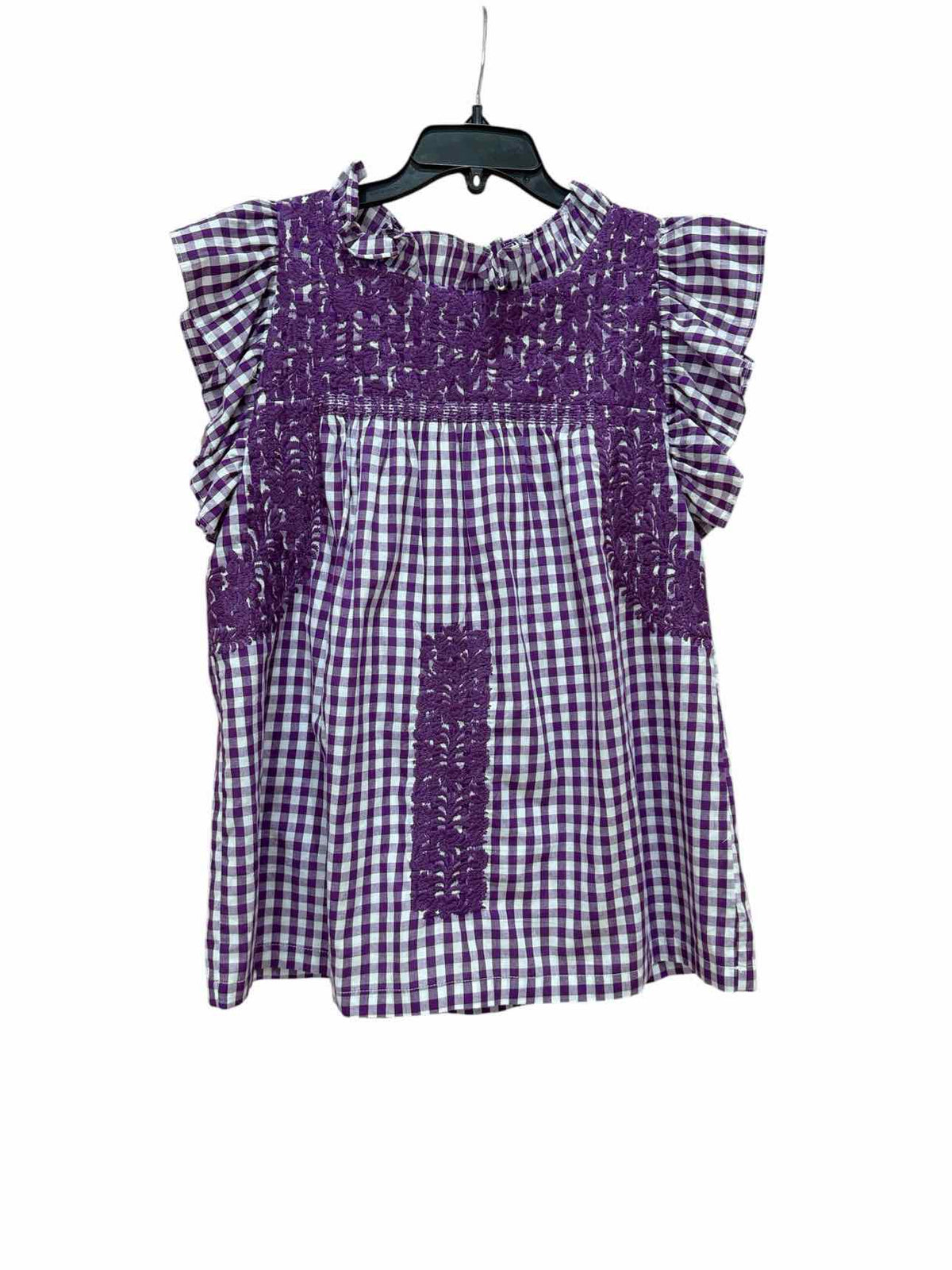 J marie Purple and White Size S Shirt