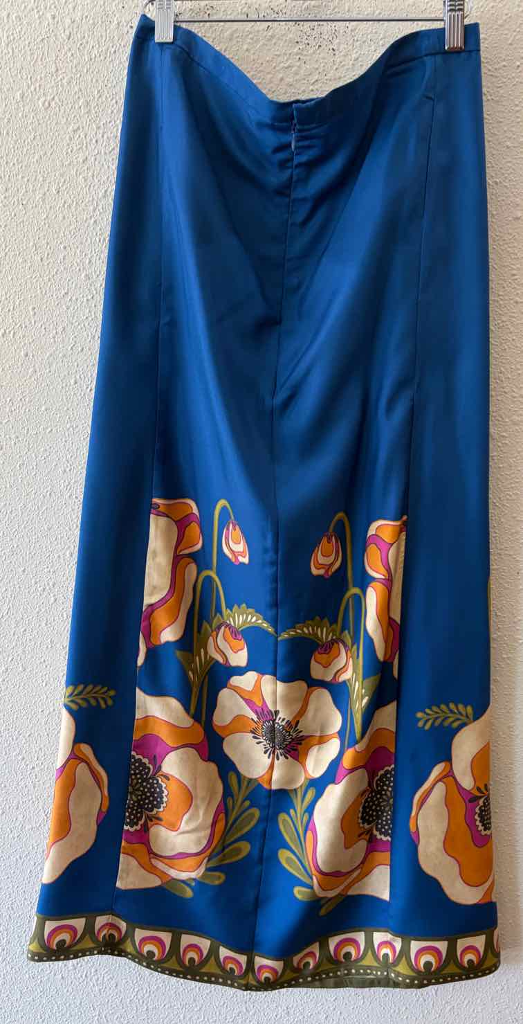 La Double J Blue Multi Size No Label Skirt