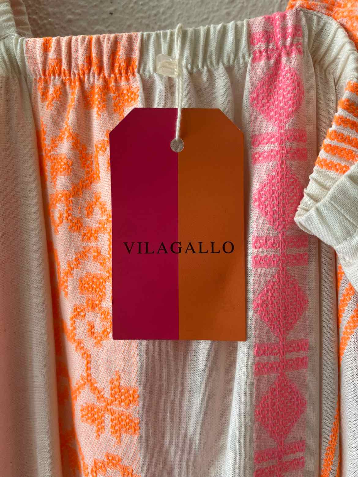 Vilagallo cream and pink Size 36 Dress