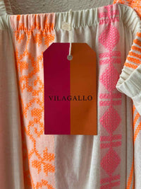 Vilagallo cream and pink Size 36 Dress