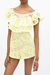 Alexis Yellow Size M Romper