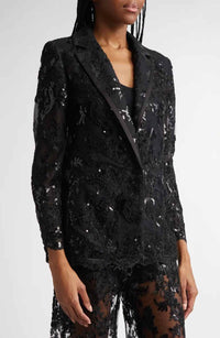 alice + olivia Black Size 6 Blazer