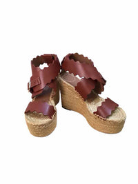 Chloe Burgundy Size 35 Shoes