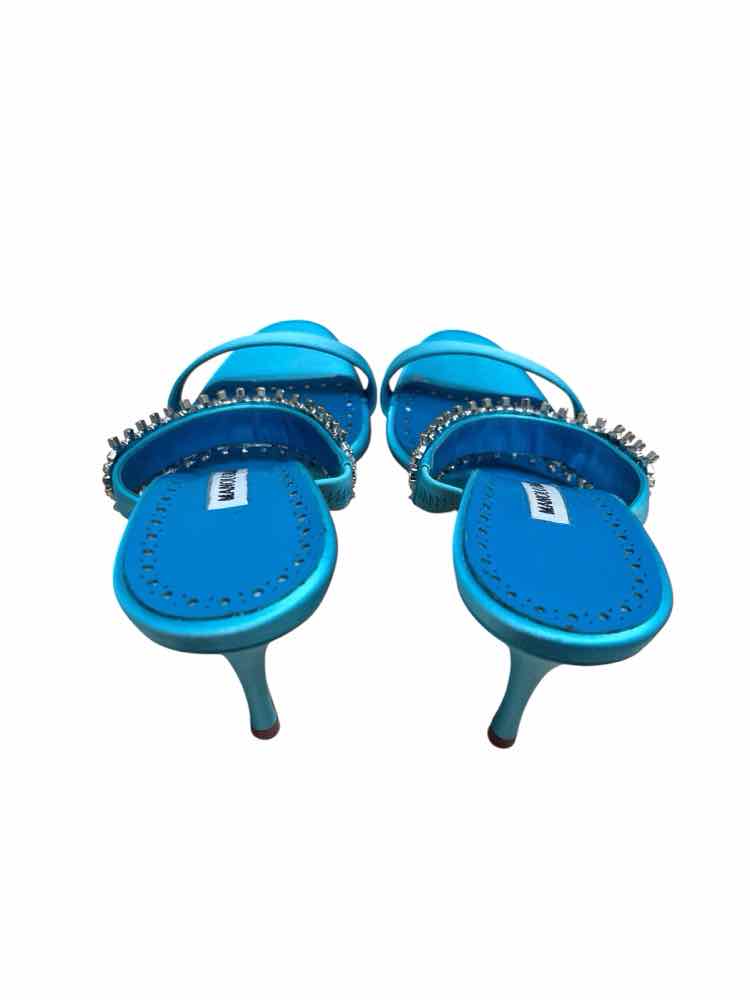 Manolo Blahnik Light Blue Size 38.5 Shoes