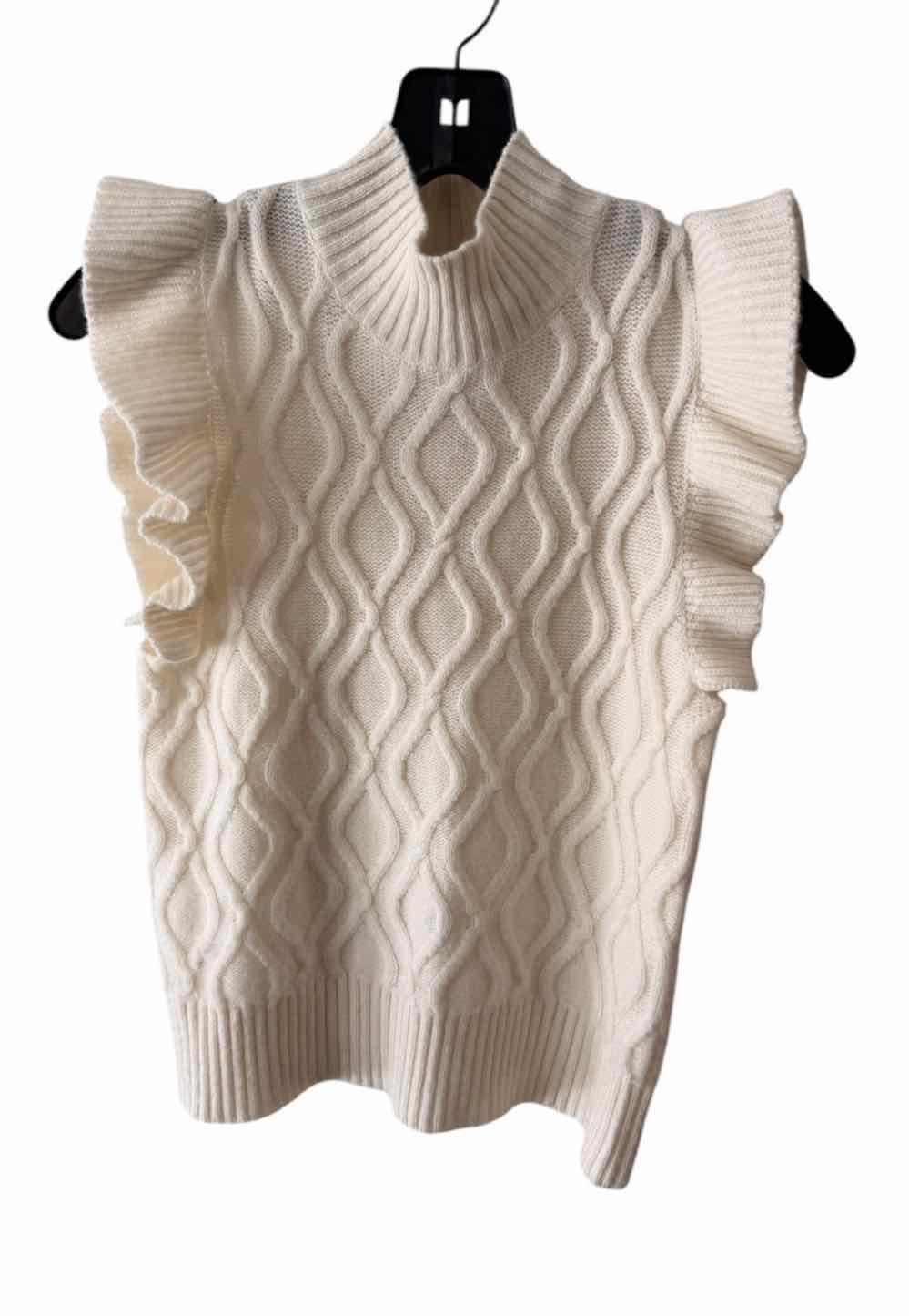 Aqua Cashmere Cream Size XS Shirt
