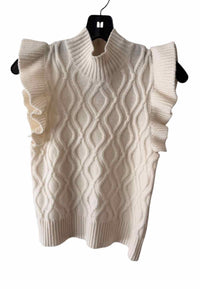 Aqua Cashmere Cream Size XS Shirt