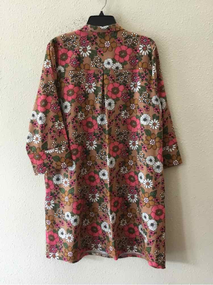 Smith & Quinn Brown multi Size L Dress