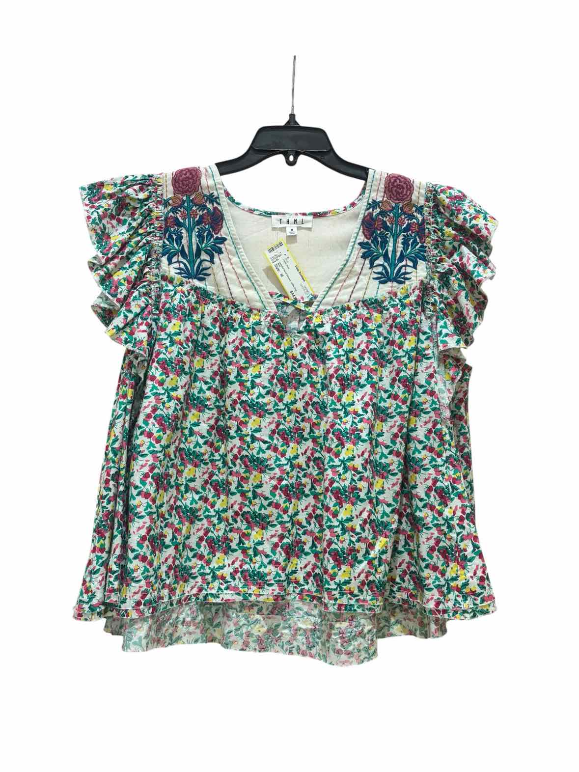 thml White Multi Size M Shirt