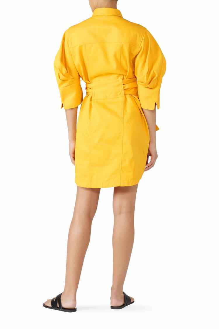 Acler Yellow Size 2 Dress