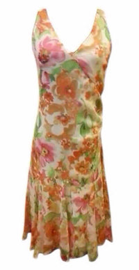 Lauren Ralph Lauren Pink Multi Size L Dress