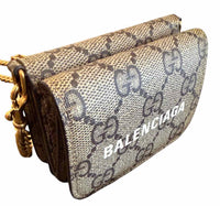 Gucci x Balenciaga beige and brown Handbag