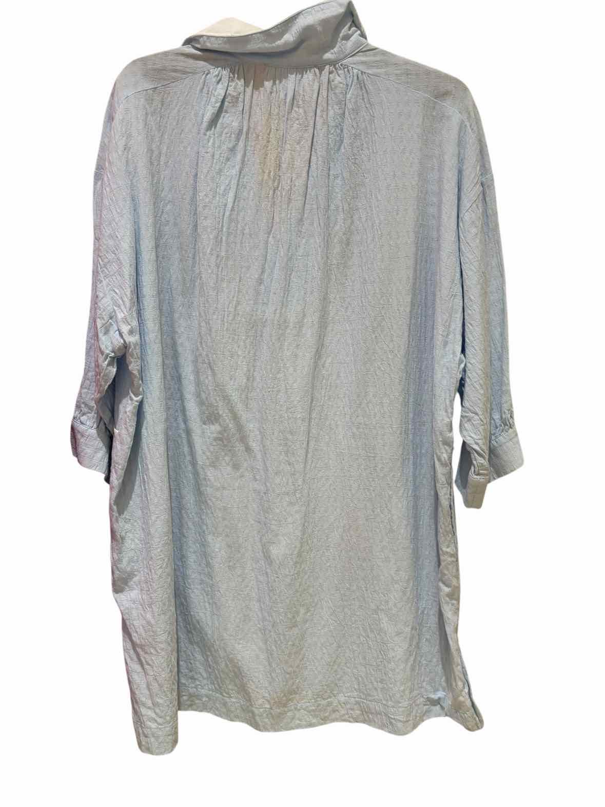 Pomander Place Baby blue and white Size S Dress