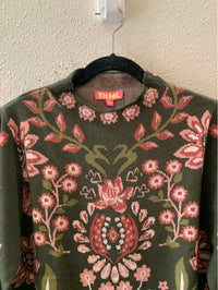 thml Green and Pink Size M Sweater