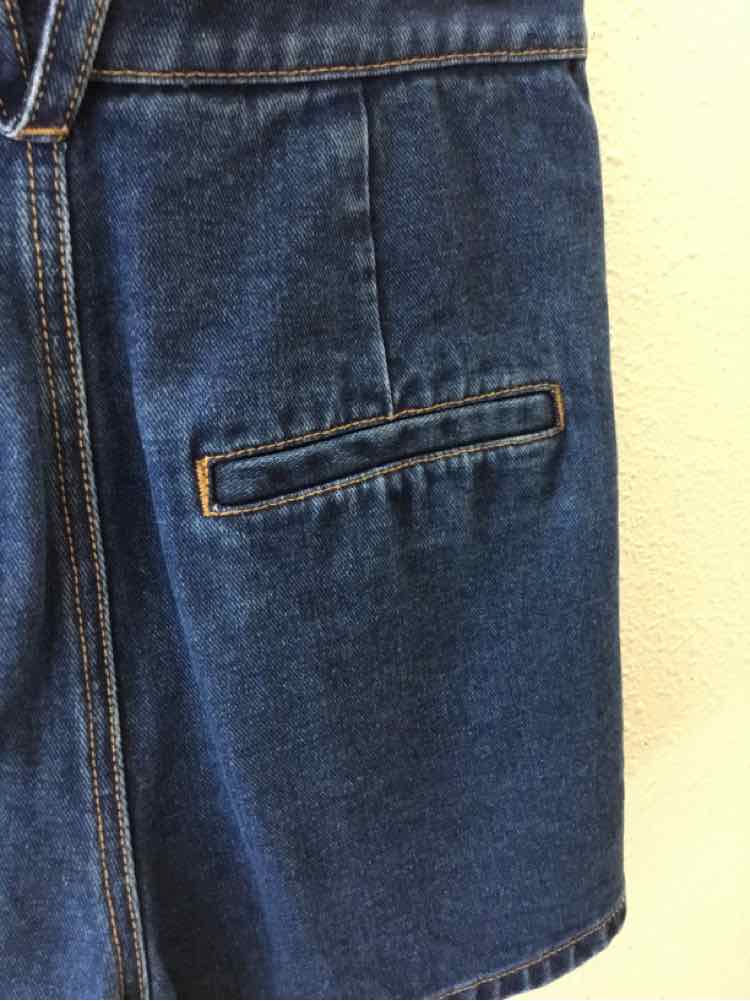 Veronica Beard Dark Wash Size 4 Skirt