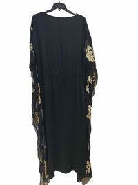 Pitusa Black and Gold Size OS Coverup