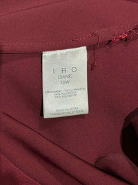 IRO Burgandy Size 40 Dress