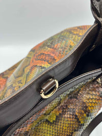 Gucci green and brown Handbag