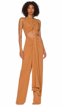 Andrea Iyamah Brown Size M Jumpsuit