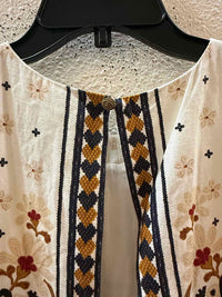 Farm Cream and Black Size S Shirt