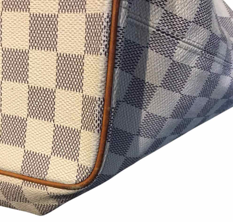Louis Vuitton white and gray Handbag