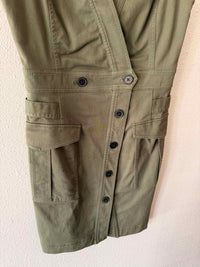 Derek Lam 10 Crosby Army Green Size 4 Dress