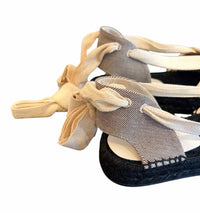 Tory Burch Natural and Black Size 9.5 Shoes