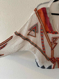 Chloe Oliver White Multi Size S Shirt