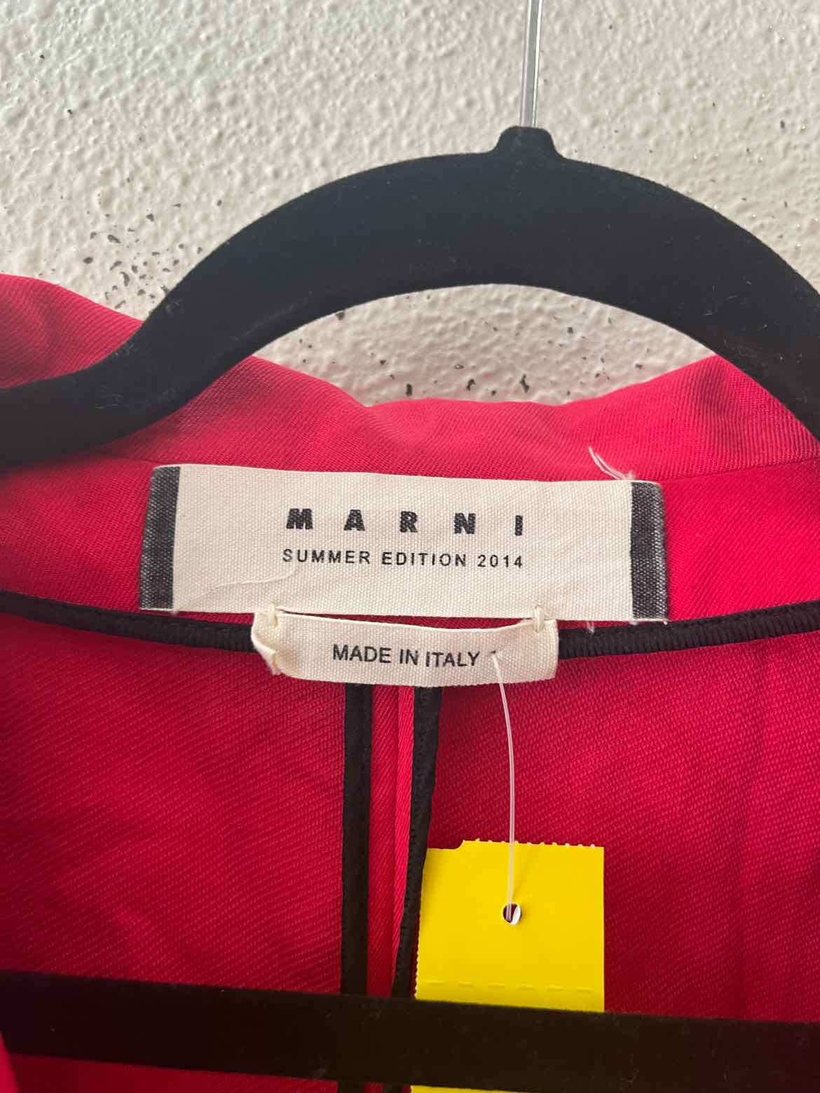 Marni Red Size 40 Blazer
