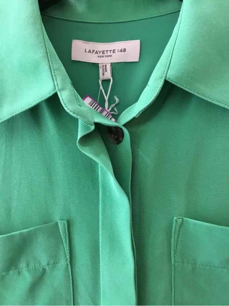 Lafayette 148 Green Size XS/S Shirt
