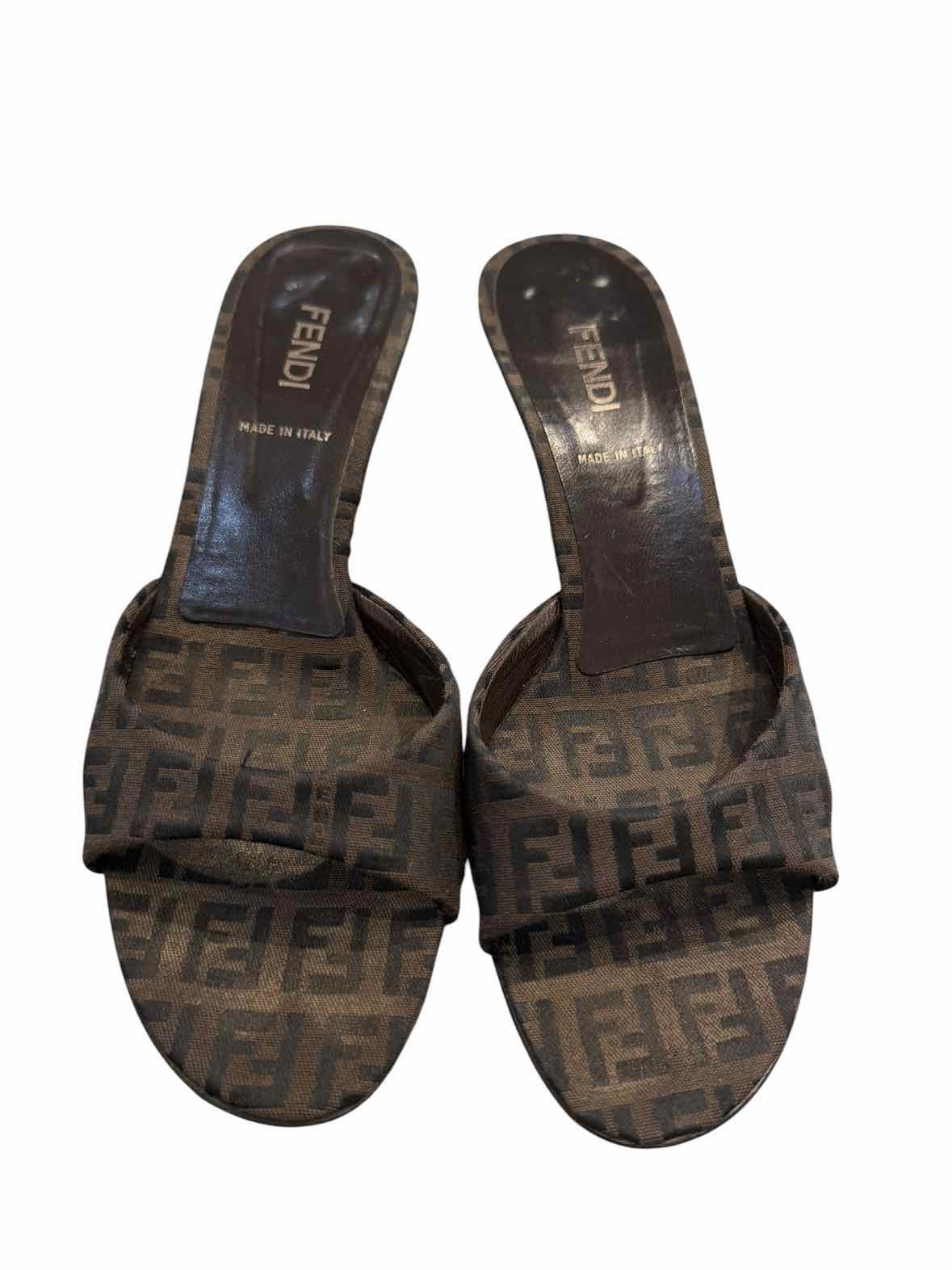 Fendi Brown and black Size 37 Shoes