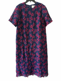 Pomander Place Navy and Red Size M Dress