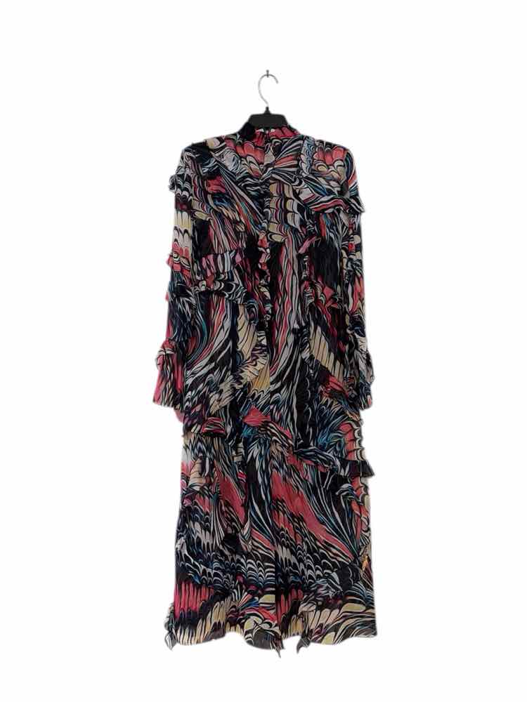 Mary Katranzou Black Multi Size 6 Dress