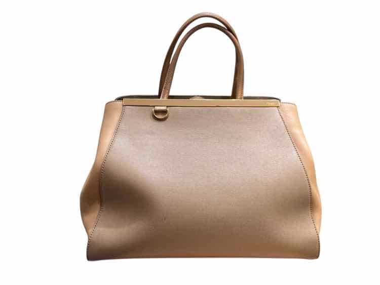 Fendi 2jours Elite Tote Beige Handbag