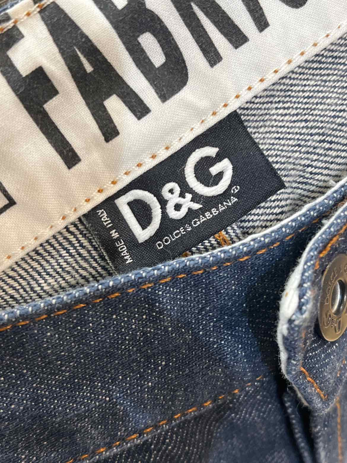 Dolce and Gabana Dark Wash Size 38 Jeans