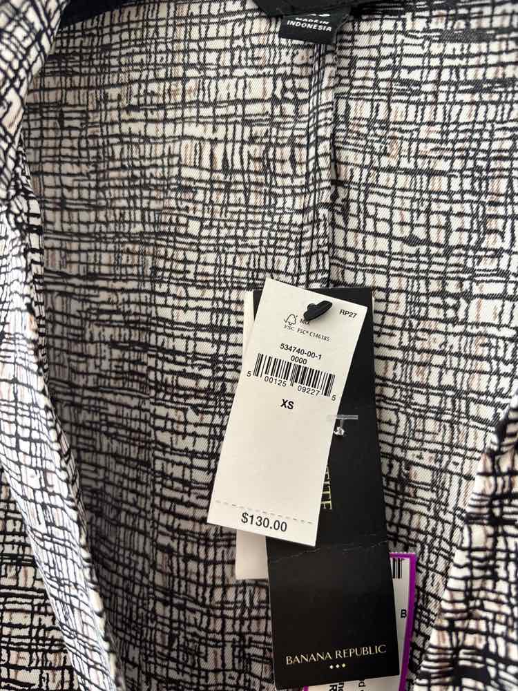 Banana Rep. Factory Black and white Size XS Dress