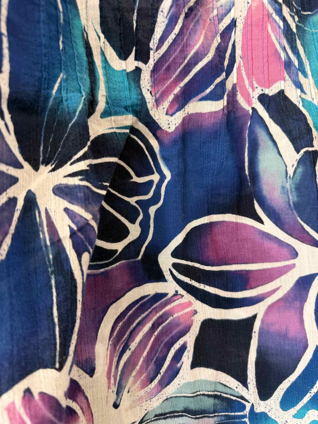 Jones New York Blue Multi Size PM Shirt