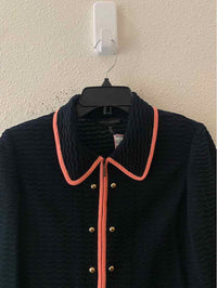 Ming Wang Black and coral Size XS Cardigan