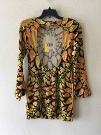 Zara Black Multi Size M Dress