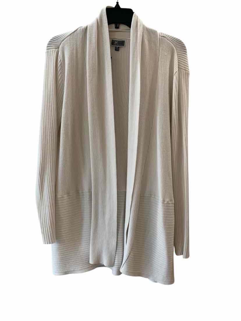 JM collection Off White Size M Cardigan