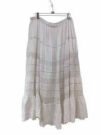 LoveShackFancy White Size L Skirt