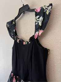 LoveShackFancy Black Multi Size 6 Dress