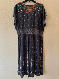 Johnny Was Grey multi Size L Dress