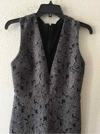 alice + olivia Grey and Black Size 6 Dress