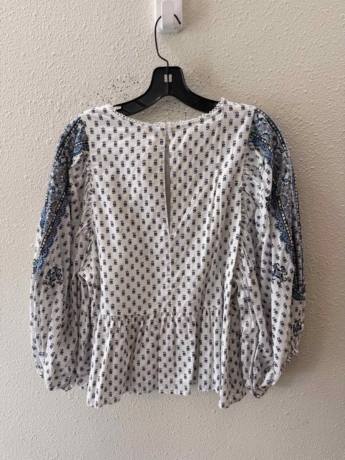 by Anthropologie White Multi Size L Shirt