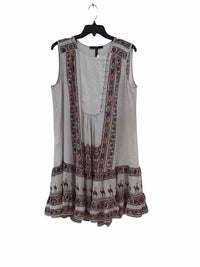 BCBG MAXAZRIA beige and multi Size L Dress