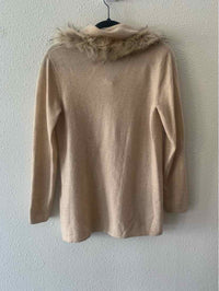 Neiman Marcus Beige Multi Size S Sweater