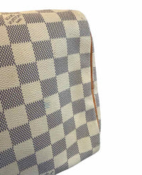 Louis Vuitton Damier Azur Canvas Speedy 30 Navy and Cream Handbag