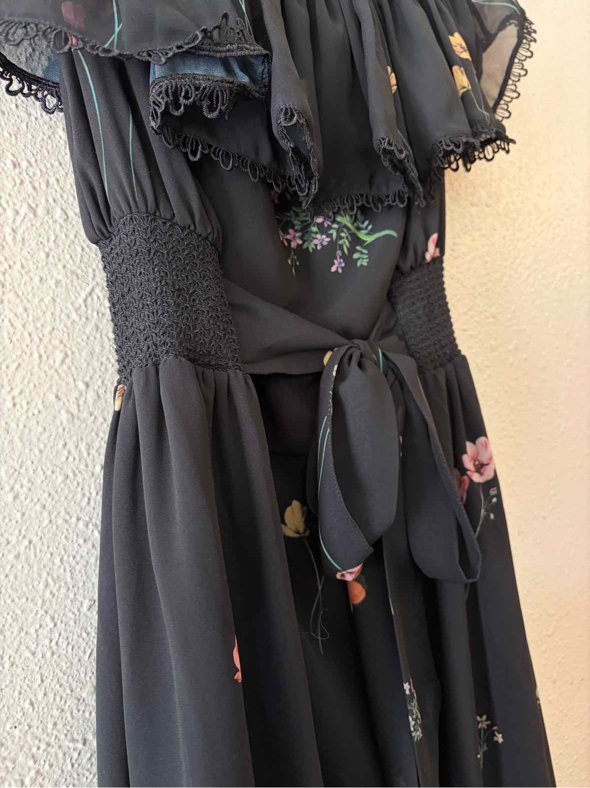Sachin & Babi Black Multi Size 8 Dress